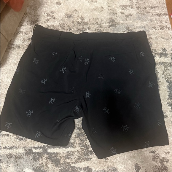 Original Penguin Black Patterned Men's Shorts - Picture 1 of 5